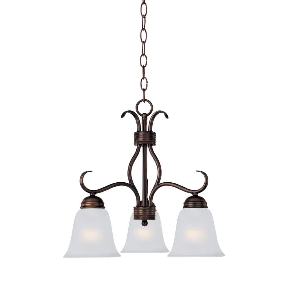 Maxim Lighting Basix 3-Light Black Chandelier