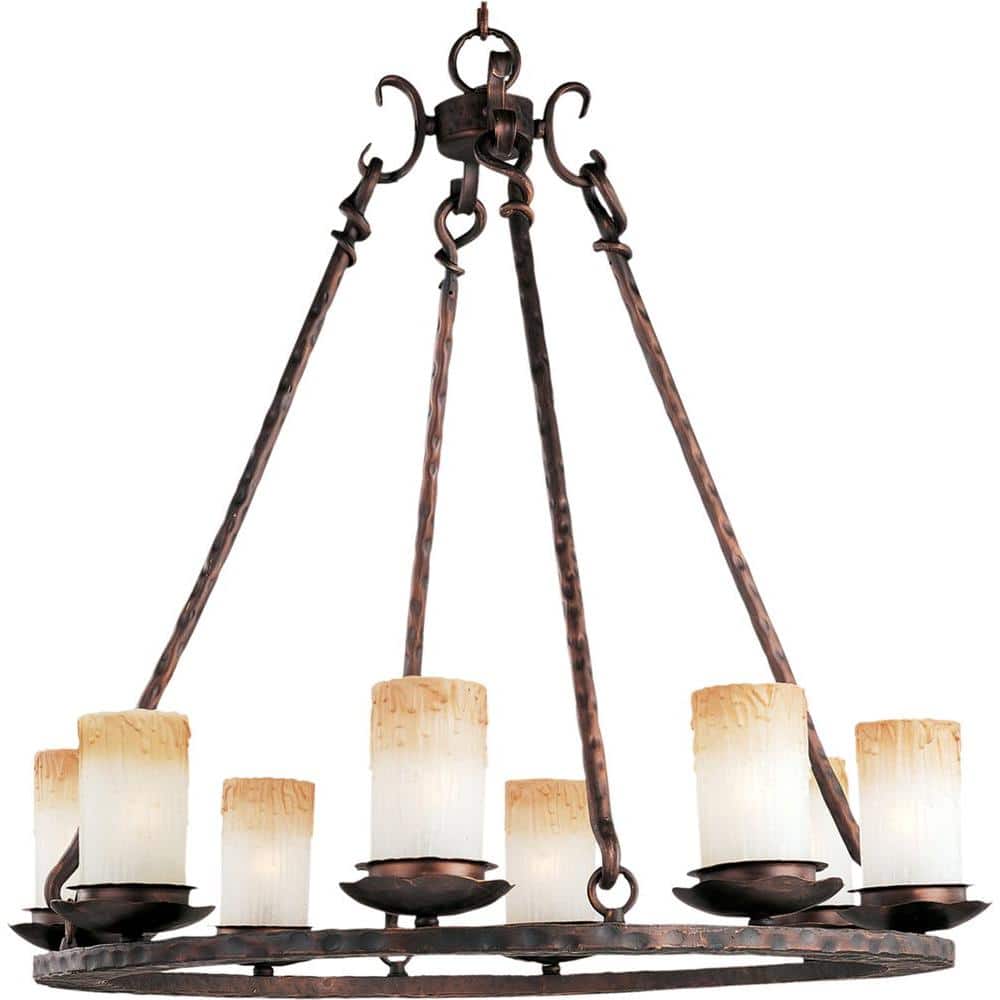 Maxim Lighting Notre Dame 8-Light Oil Rubbed Bronze Chandelier