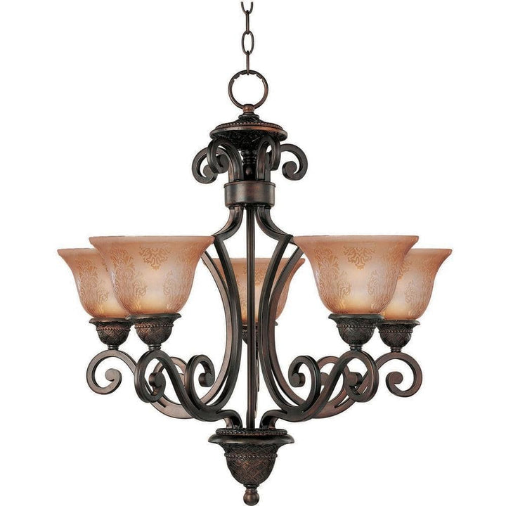 Maxim Lighting Symphony 5-Light Oil Rubbed Bronze Chandelier