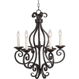 Maxim Lighting Manor 5-Light Oil-Rubbed Bronze Chandelier
