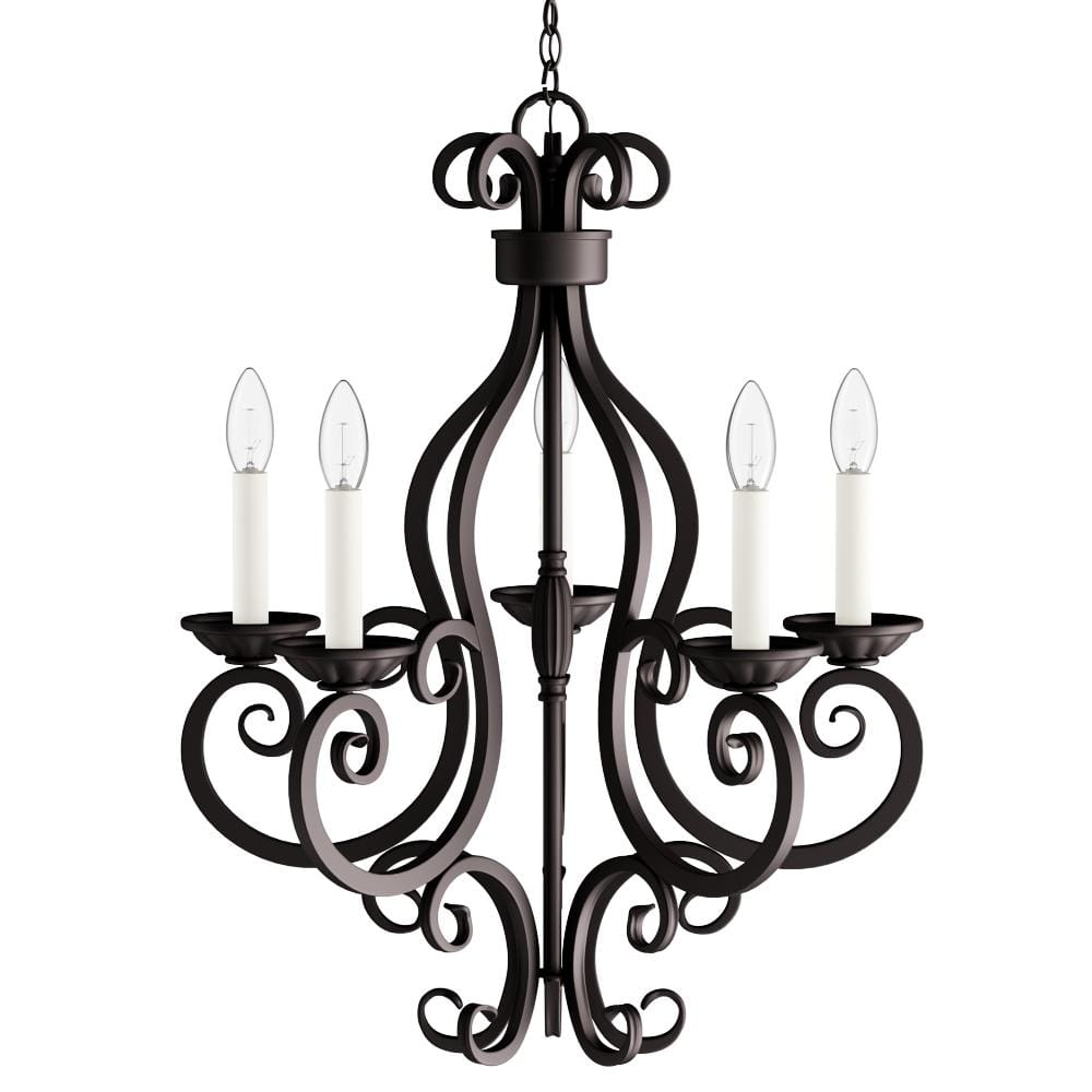 Maxim Lighting Manor 5-Light Oil-Rubbed Bronze Chandelier