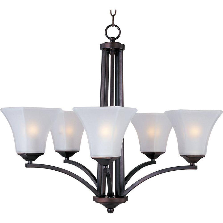 Maxim Lighting Aurora 5-Light Oil-Rubbed Bronze Chandelier