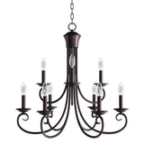 Maxim Lighting Loft 9-Light Oil-Rubbed Bronze Chandelier