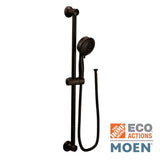 MOEN 4-Spray Eco-Performance Handheld Hand Shower with 30 in. Slide Bar in Oil Rubbed Bronze