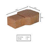Pavestone Decorastone 9.06 in. L x 5.51 in. W x 2.36 in. H Oldtown Blend Concrete Paver (350 Pieces/100 sq. ft./Pallet)