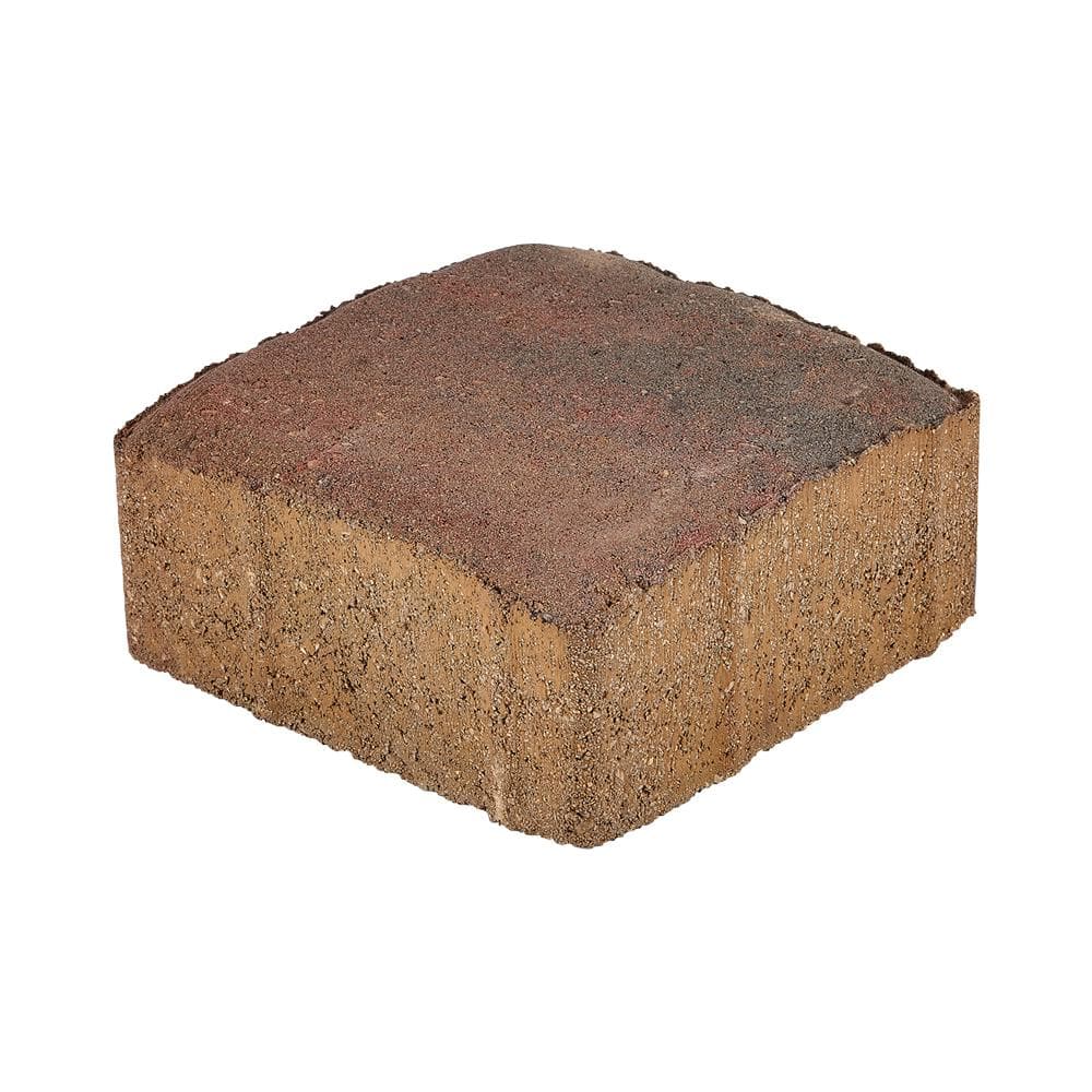 Pavestone Plaza Square 5.51 in. L X 5.51 in. W X 60 MM. H Old Town Blend Concrete Paver (480-Pieces/100 sq. ft./ Pallet )