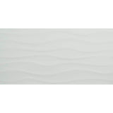 MSI Onda Blanco 12 in. x 24 in. Matte Ceramic Floor and Wall Tile, 16 sq. ft. per Case