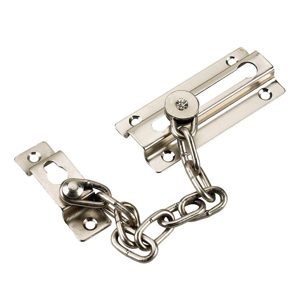 Richelieu Satin Nickel Chain Door Guard, 8 in. Chain
