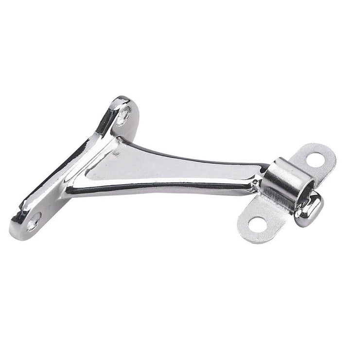 Onward 3 in. (76 mm) Chrome Heavy-Duty Zamak Hand Rail Bracket for Flat Bottom Handrail