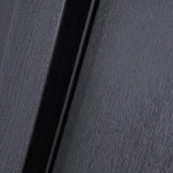 Steves & Sons Regency 36 in. x 96 in. 3/4-6 Lite Clear Glass LHOS Onyx Stained Fiberglass Prehung Front Door