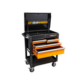 GEARWRENCH MEGAMOD 72 in. x 25 in. 18-Drawer Mobile Workbench Cabinet with Master Mechanics Tool Set in Foam Trays (1,268-Pieces)