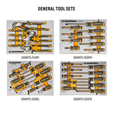 GEARWRENCH MEGAMOD 52 in. x 18 in. 11-Drawer Mobile Workbench Cabinet with Master Mechanics Tool Set in Foam Trays (1,024-Pieces)