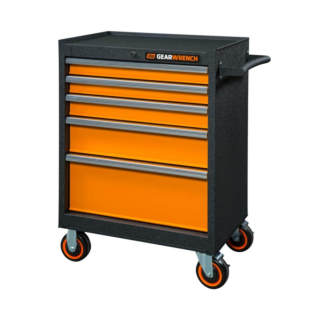 GEARWRENCH MEGAMOD 52 in. x 18 in. 11-Drawer Mobile Workbench Cabinet with Master Mechanics Tool Set in Foam Trays (1,024-Pieces)