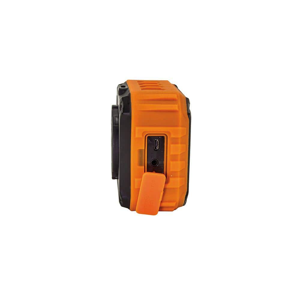 Klein Tools AEPJS1 Wireless Jobsite Speaker, IP45 Water/Dust Resistant, 3.5 in x 3.5 in x 2.13 in