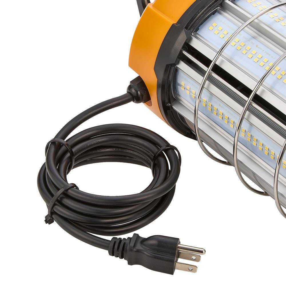 Maxxima High Bay Temporary LED Work Light, Linkable, 150-Watt 18,000 Lumens 5000K Daylight