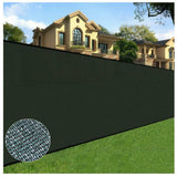 ORION 6 ft. X 100 ft. Black Privacy Fence Screen Netting Mesh with Reinforced Eyelets for Chain link Garden Fence