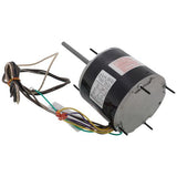 Century ORM5488B inducer motor - side view (Type: Permanent Split Capacitor; Voltage: 208/230V)