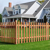 Outdoor Essentials 5/8 in. x 3-1/2 in. x 3-1/2 ft. Western Red Cedar Flat Top Fence Picket (13-Pack)