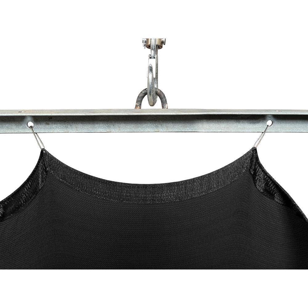 Unifirm Edge Reinforced Grommets-Free Privacy Fence Screen 90% Blockage Gazebo Backyard Shade Cover 6 ft. x 25 ft. Black