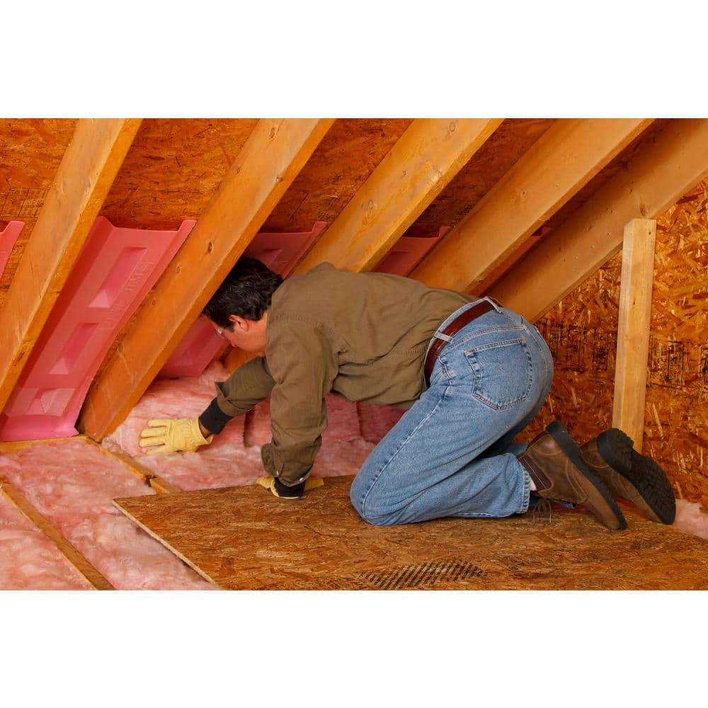 Owens Corning R-30 Unfaced Fiberglass Insulation Batts, 10 in. x 24 in. x 48 in. (80 sq. ft. per bag)