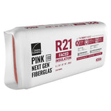 Owens Corning R-21 Kraft Faced Fiberglass Insulation Batts — 5.5 in. x 23 in. x 93 in. (Bag)