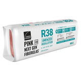 Owens Corning R-38 Unfaced Fiberglass Insulation Batts, 12.5 in. x 16 in. x 48 in. (W64)
