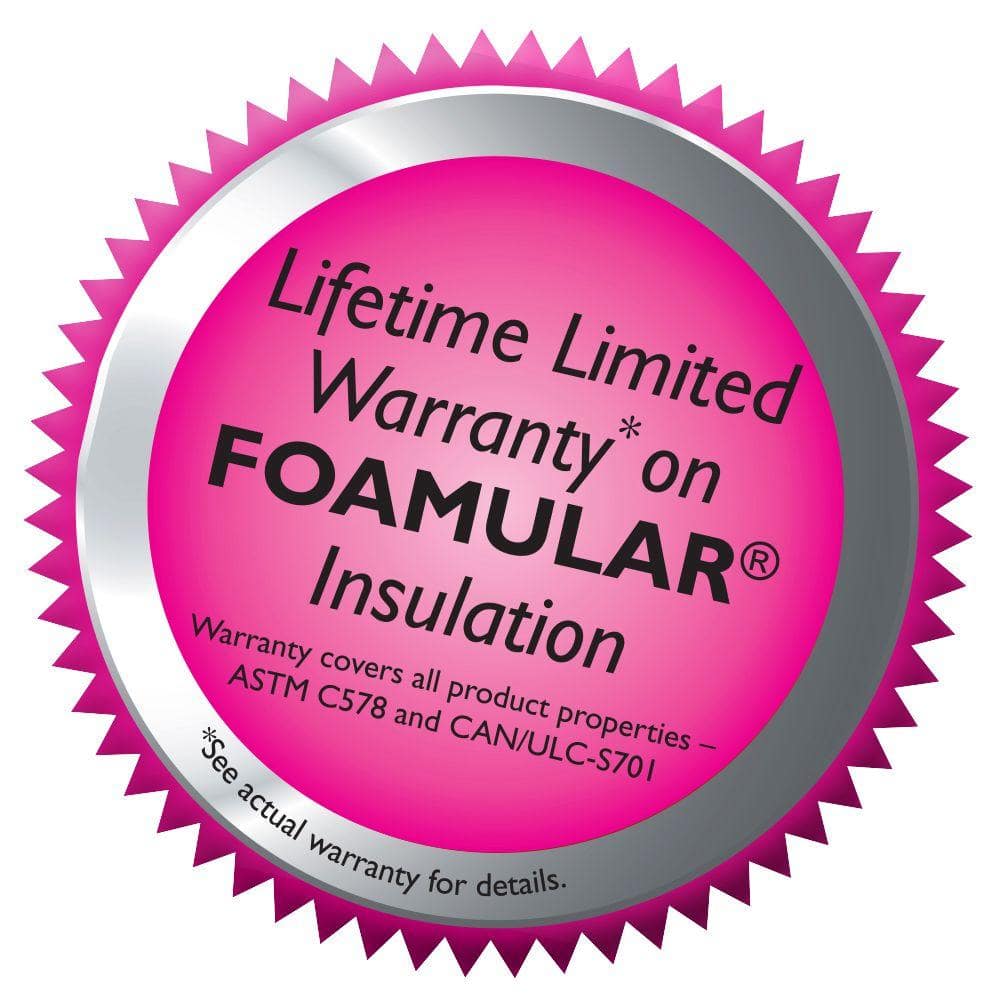 Owens Corning R-10 (25 PSI) FOAMULAR 250 Extruded Polystyrene Foam Board Insulation, 2 in. x 4 ft. x 8 ft., Square Edge