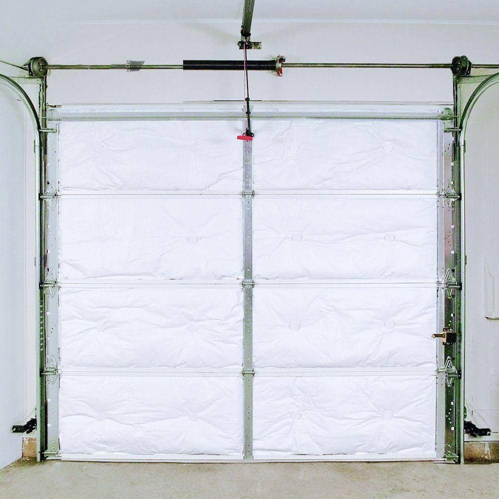 Owens Corning Garage Door Fiberglass Insulation Kit, R-8, Vinyl-Faced, 22 in. x 54 in. Panels, 65 sq. ft. Coverage