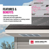 Owens Corning Self-Adhering Starter Roofing Shingle Roll 33.3 Lin. Ft.