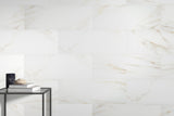 Emser Sculpture White 12 in. x 24 in. Glazed Porcelain Stone-Look Wall Tile, 5-Pack
