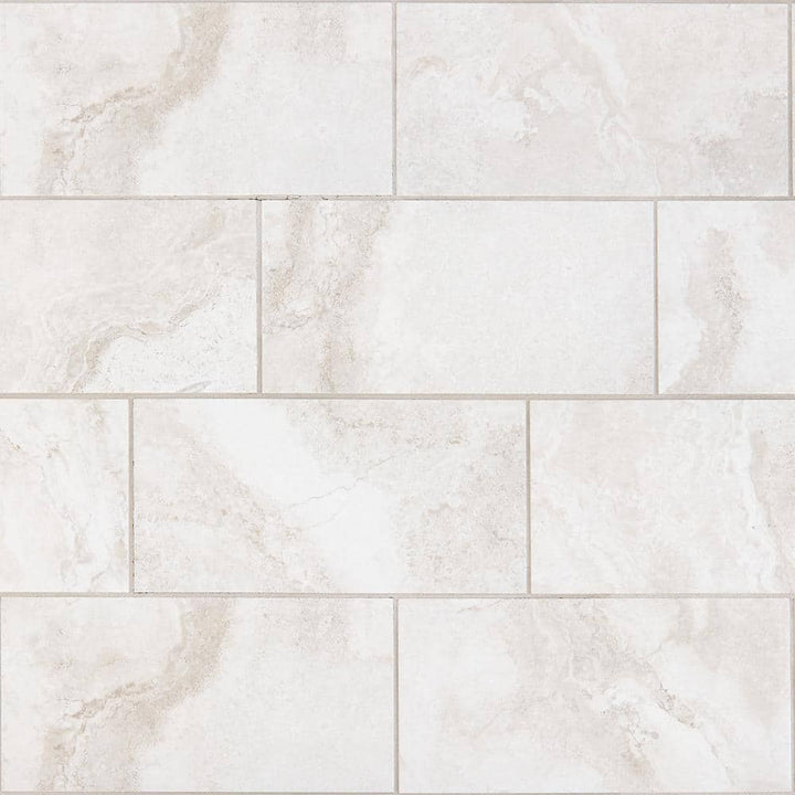 Daltile Canyon Gate Oyster White Matte 12 in. x 24 in. Glazed Porcelain Floor and Wall Tile (15.6 sq. ft./Case)
