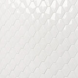 Brookline Diamond Cloud White 3x4 Glossy Ceramic Mosaic Tile
