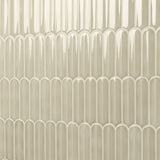 Brookline Feather Celadon Green 2x7 Glossy Ceramic Mosaic Tile