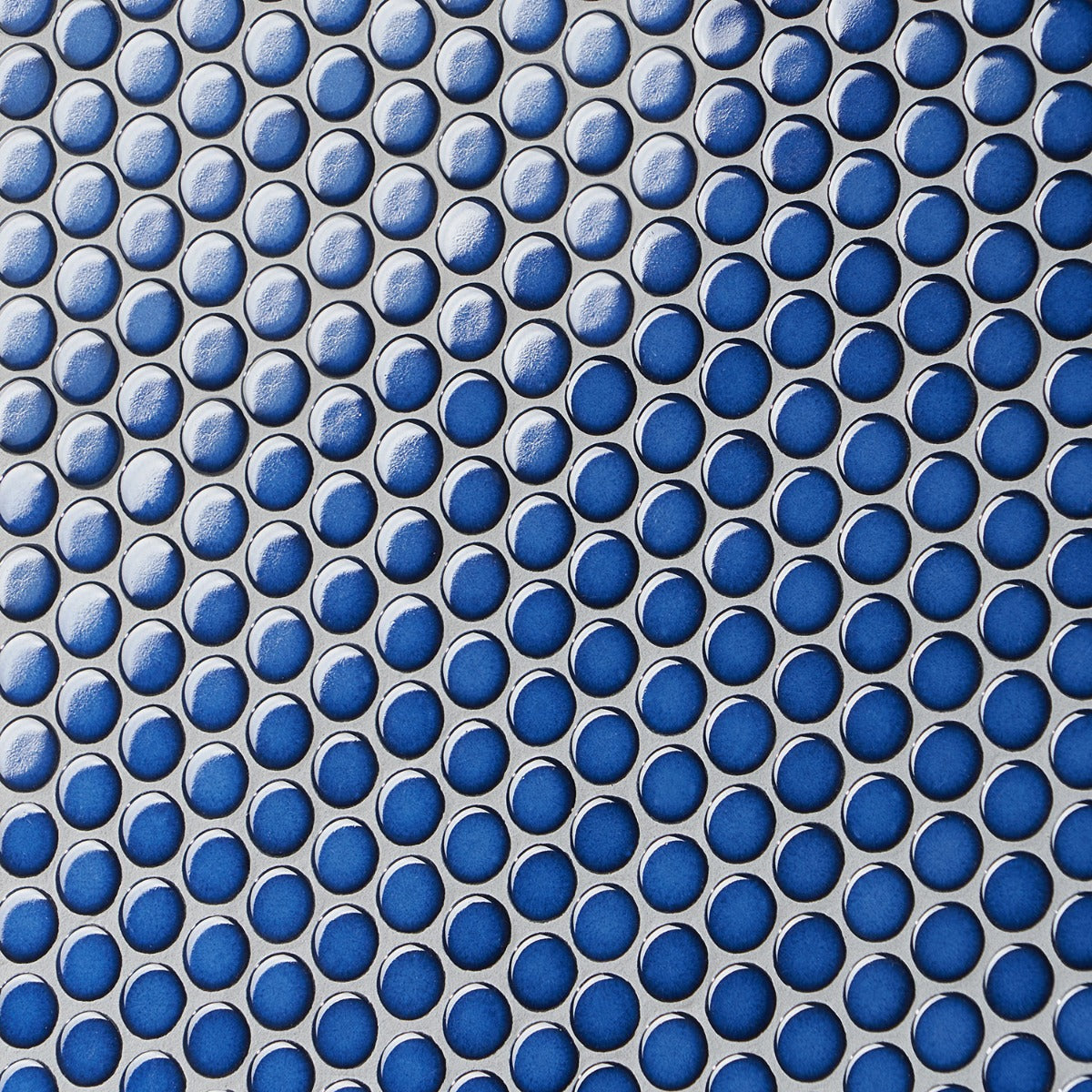 Nirvana Midnight Blue Penny Round Polished Porcelain Mosaic Tile