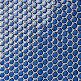 Nirvana Midnight Blue Penny Round Polished Porcelain Mosaic Tile