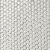 Nirvana Snow White Penny Round Polished Porcelain Mosaic Tile
