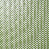 Eden Electric Lime Green Penny Round Polished Porcelain Mosaic Tile