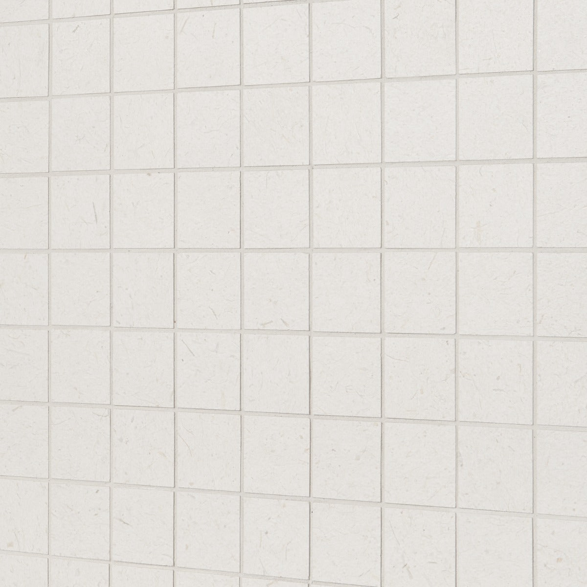 Hikari Chalk White 2x2 Matte Porcelain Mosaic Tile - Lux Tile