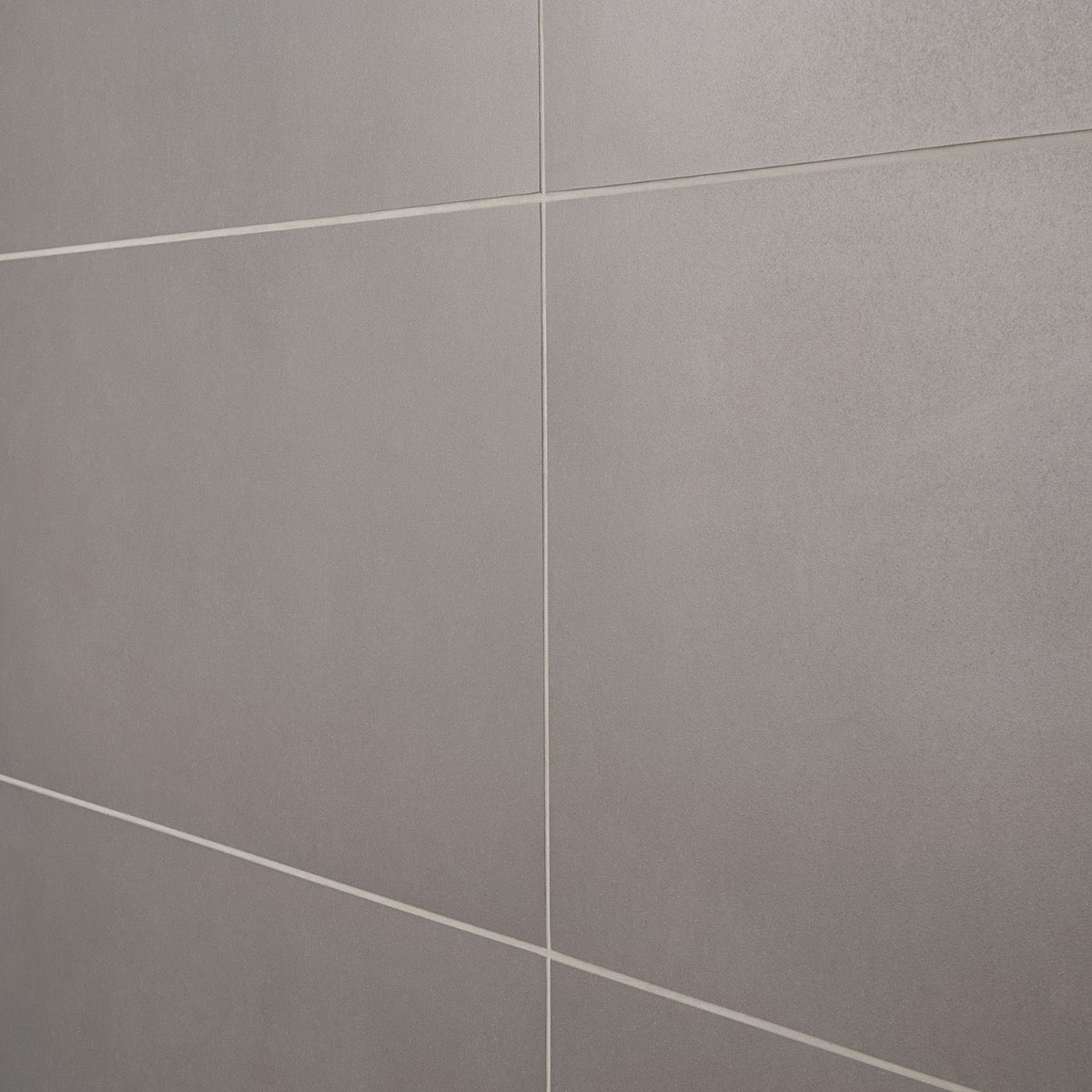 Lux Tile Cenere Gray Matte Porcelain Tile 12x24 Double Loaded