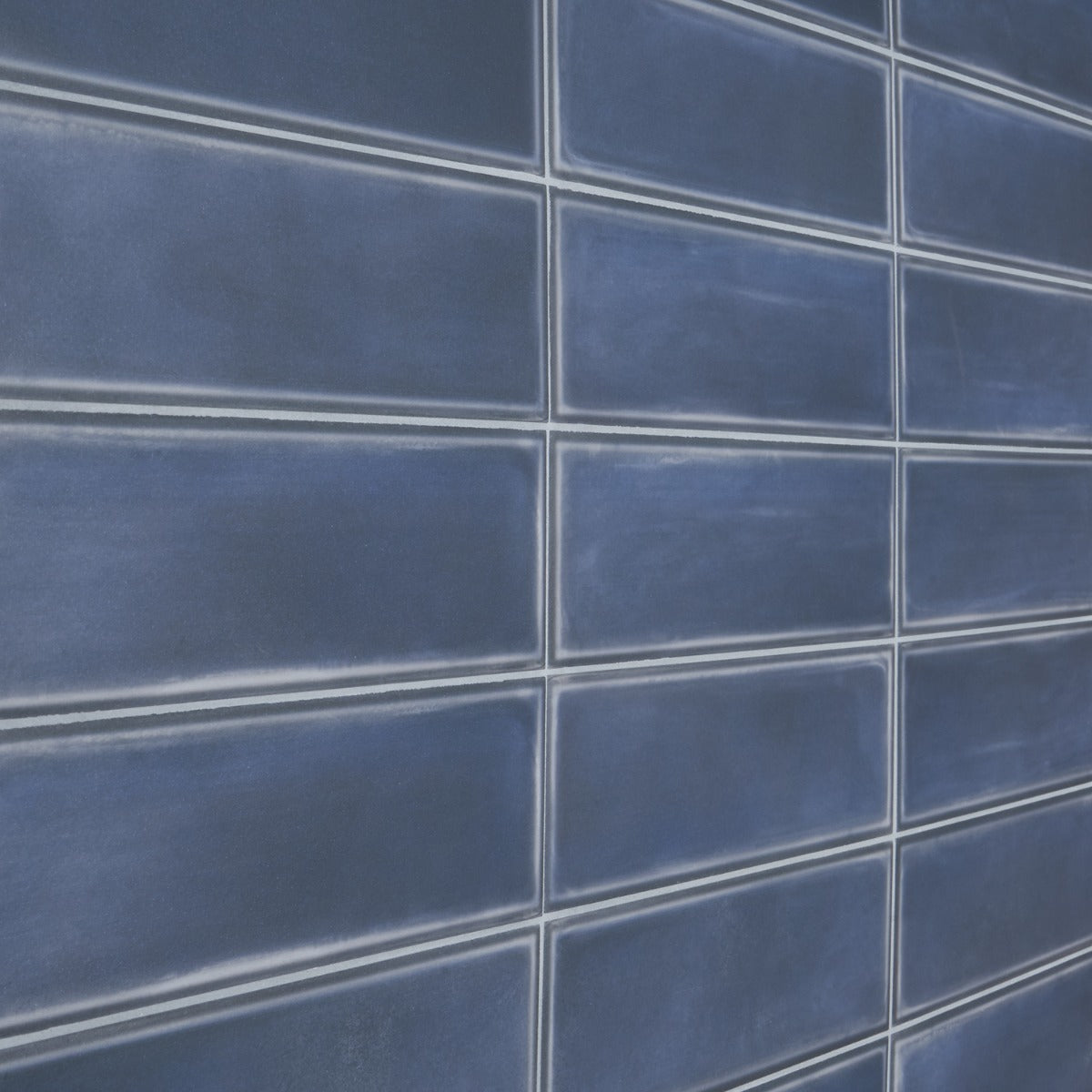 Stacy Garcia ArtBlock Denim Blue 4x16 Matte Porcelain Tile
