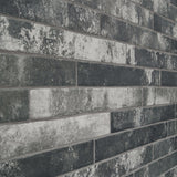 English Brick Dark Gray Matte Porcelain Tile - 2x18 Subway Tile