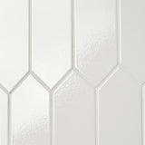 Tehama Crackled White 3x12 Ceramic Tile - Lux Tile