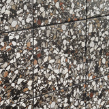 Lux Tile Chips Macro Nero Black 8x8 Matte Porcelain Tile
