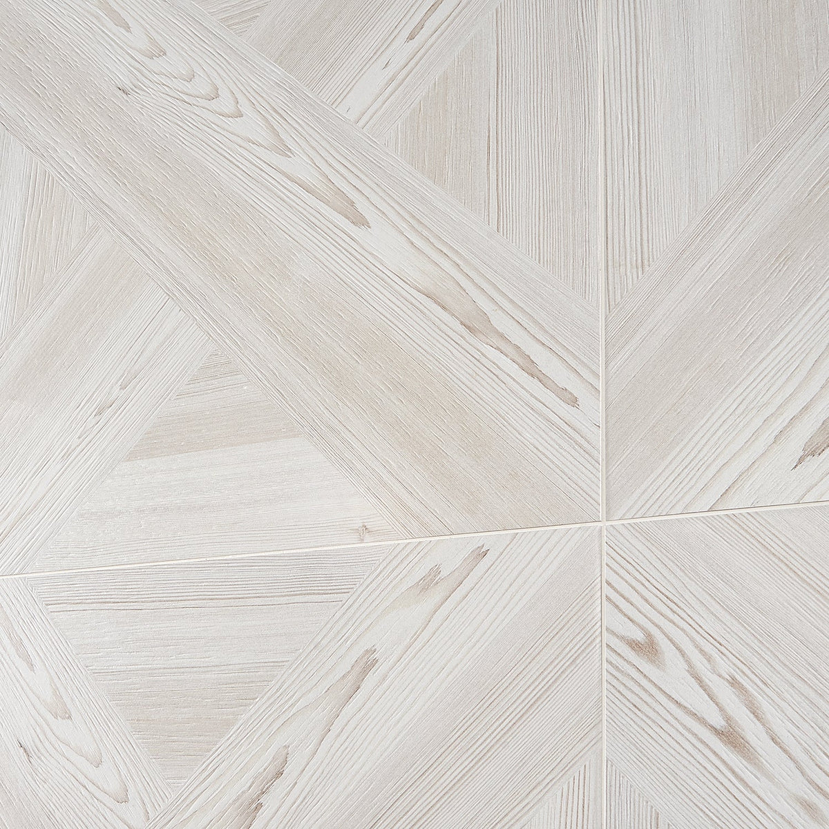 Mandorla White 24x24 Matte Wood Look Porcelain Tile