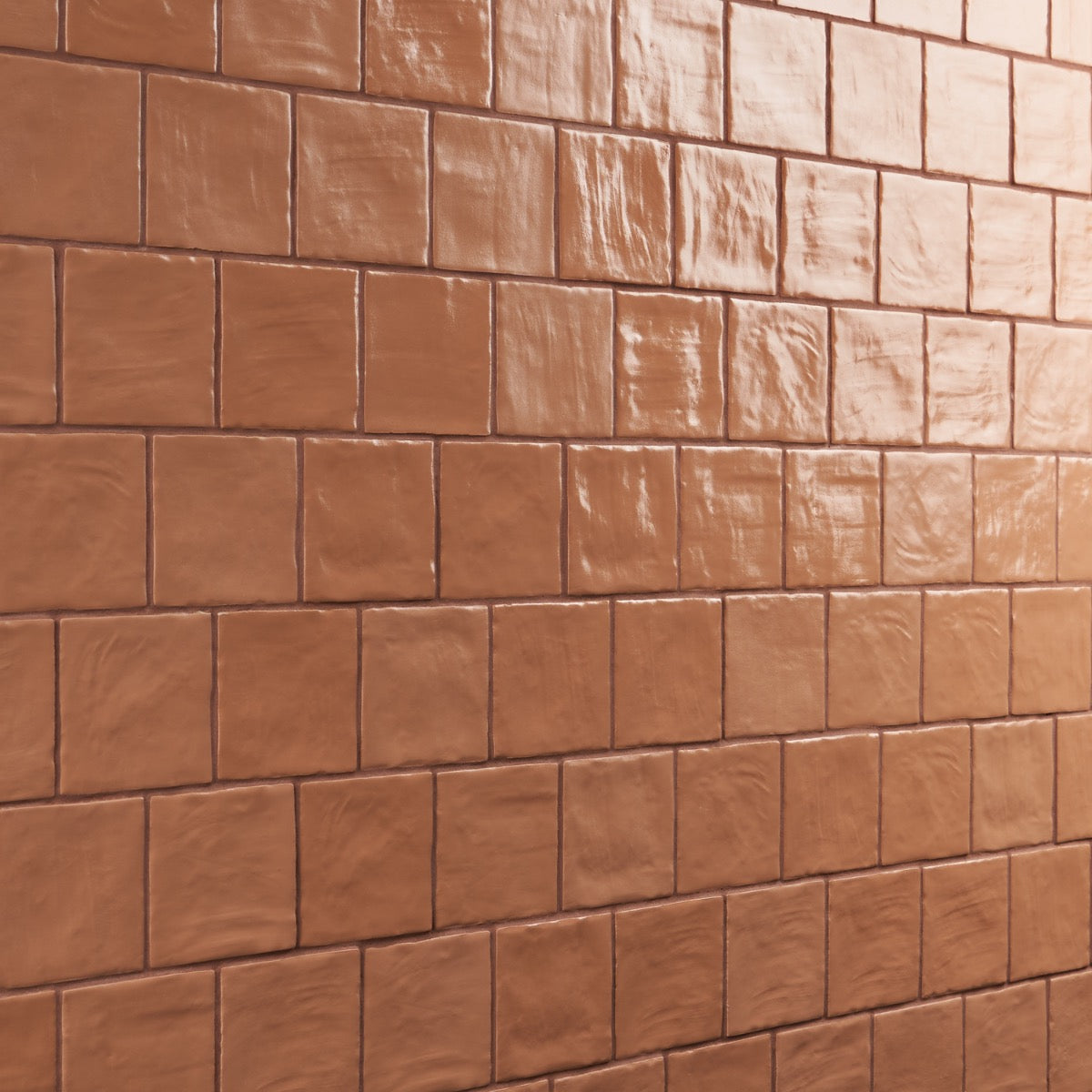 Montauk Terracotta 4x4 Mixed Finish Ceramic Tile - Tilebar