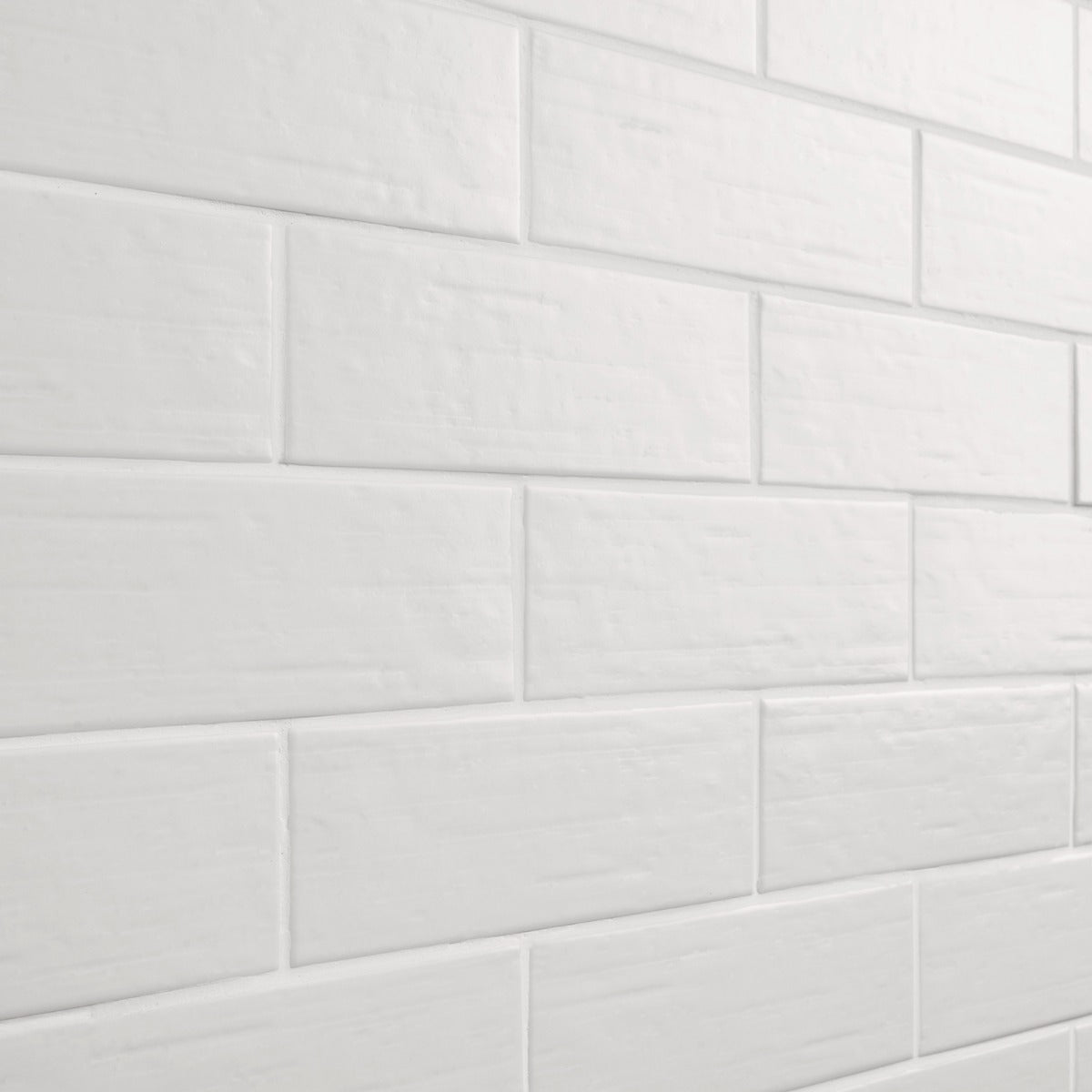 Kiln White 3x9 Matte Porcelain Subway Tile - Durable and Elegant