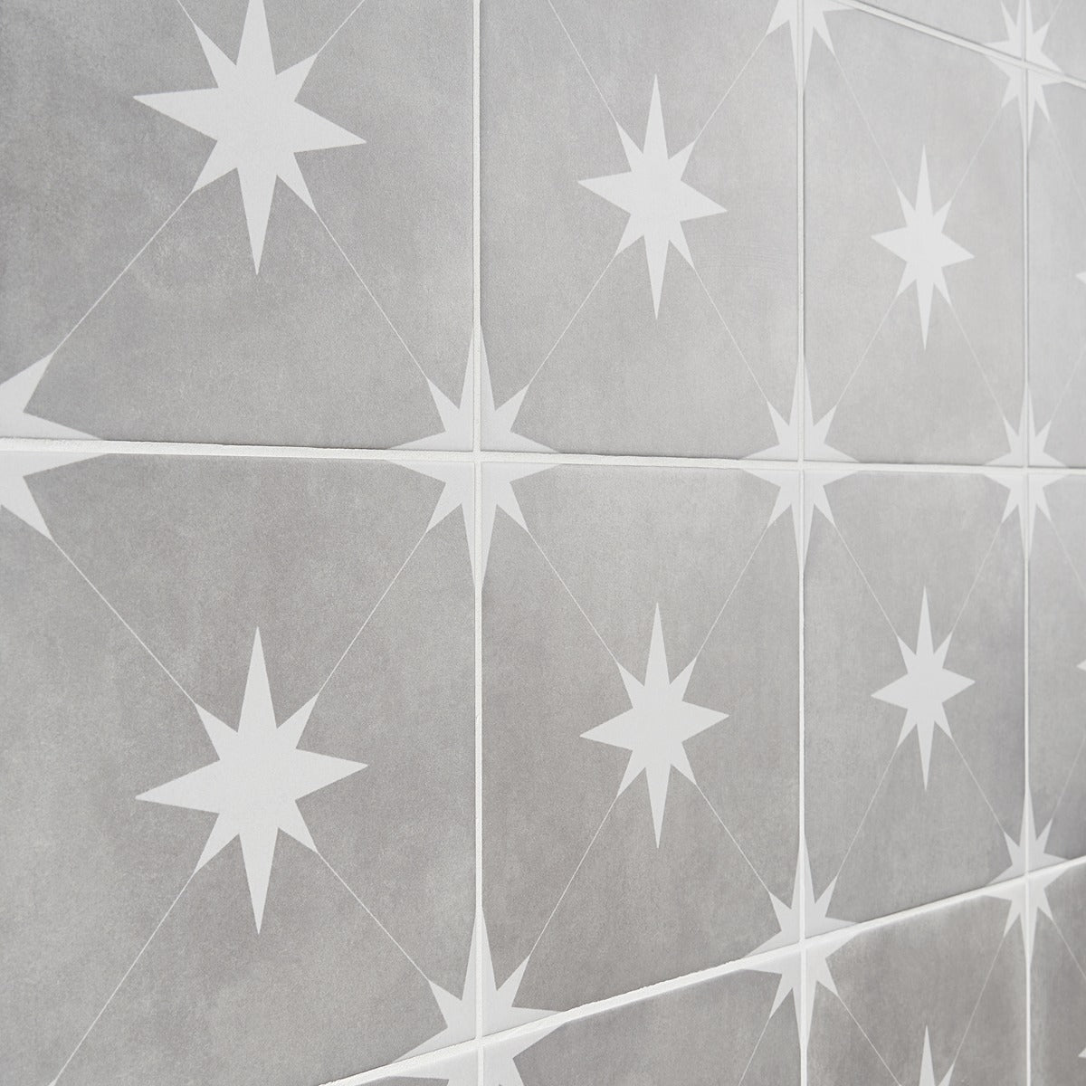Tau Gris Gray 9x9 Matte Porcelain Tile - Lux Tile