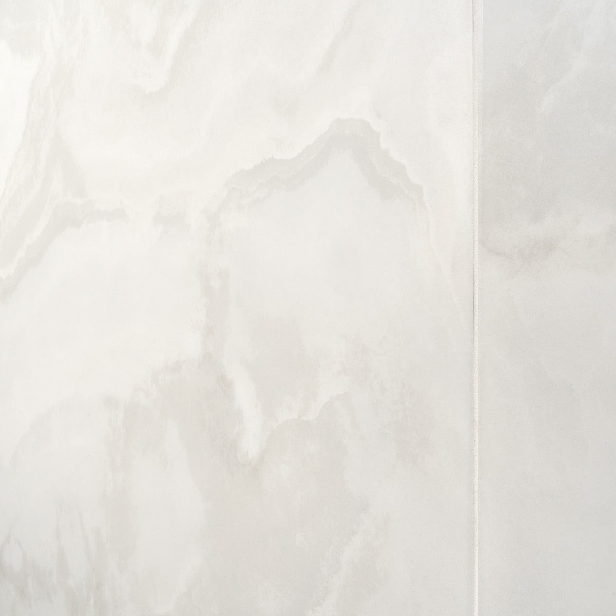Jewel Onyx White 48x48 Polished Porcelain Tile by Lux Tile