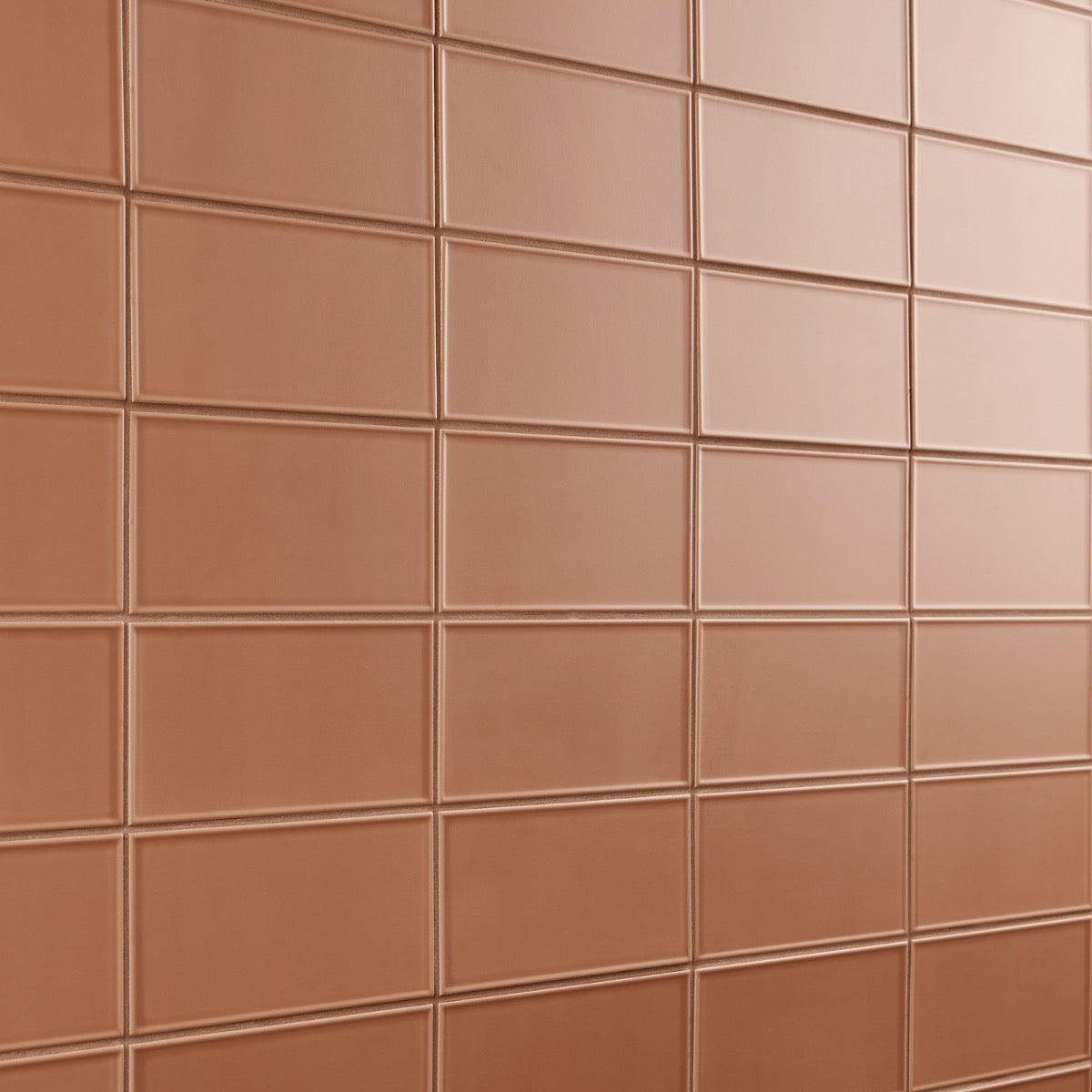 Stacy Garcia Maddox Frame Terracotta 4x8 Matte Ceramic Subway Tile