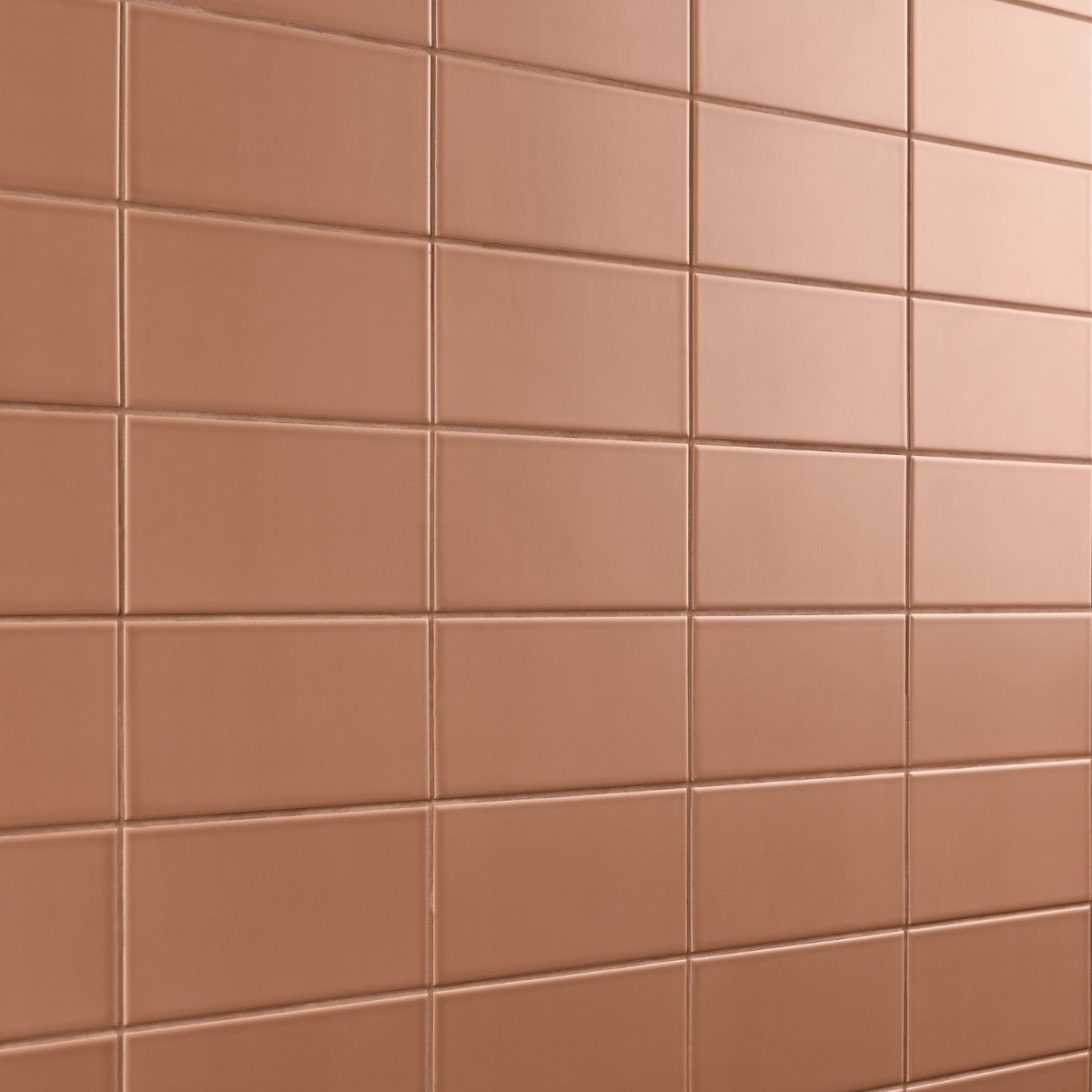 Stacy Garcia Maddox Terracotta Matte Ceramic Subway Tile 4x8